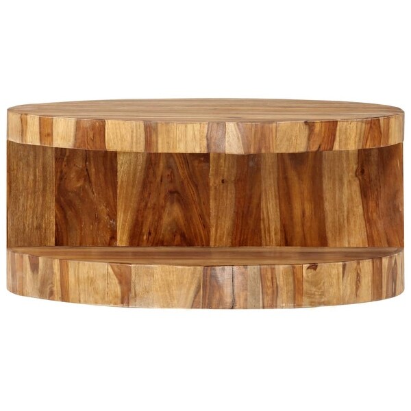 vidaXL Round Coffee Table 25.6