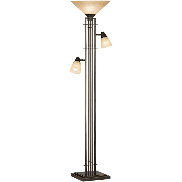 Tall Bronze Champagne Glass For Living Room Reading Bedroom Office