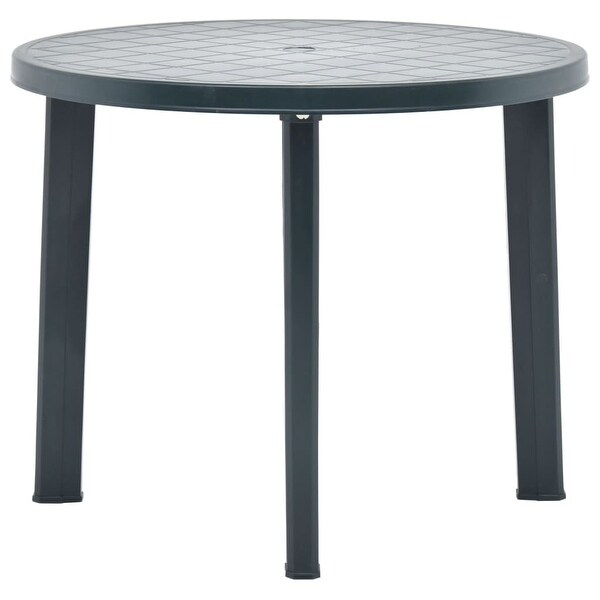 vidaXL Patio Table Green 35