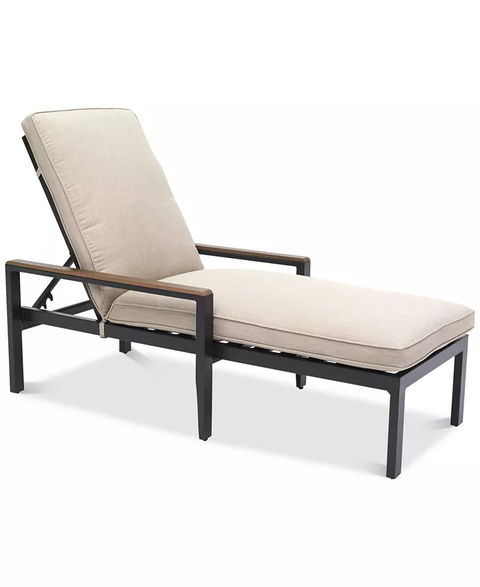 Agio CLOSEOUT! Stockholm Outdoor 3-Pc. Chaise Set (2 Chaise Lounge and End Table) with outdoor Cushions