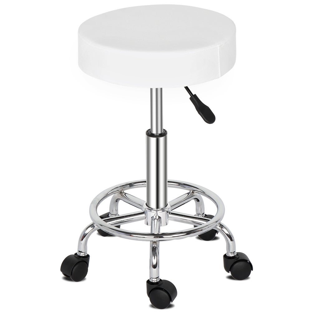 Mordern Round Stool Ha Ha Feet Rotation Bar Stool White