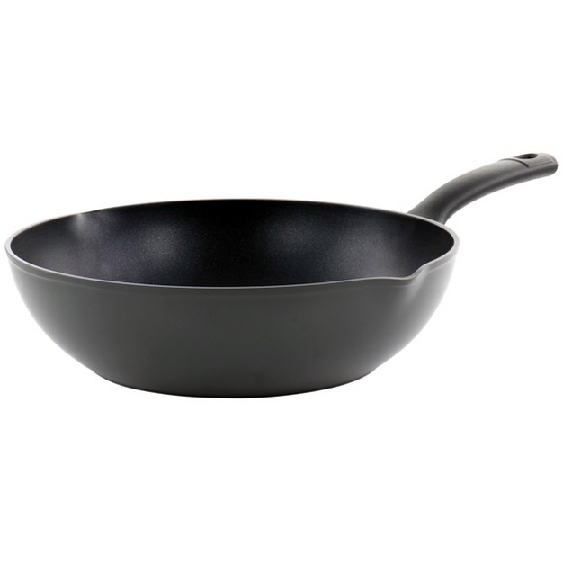 Oster Kingsway 4 1 Quart Aluminum Nonstick Wok In Black