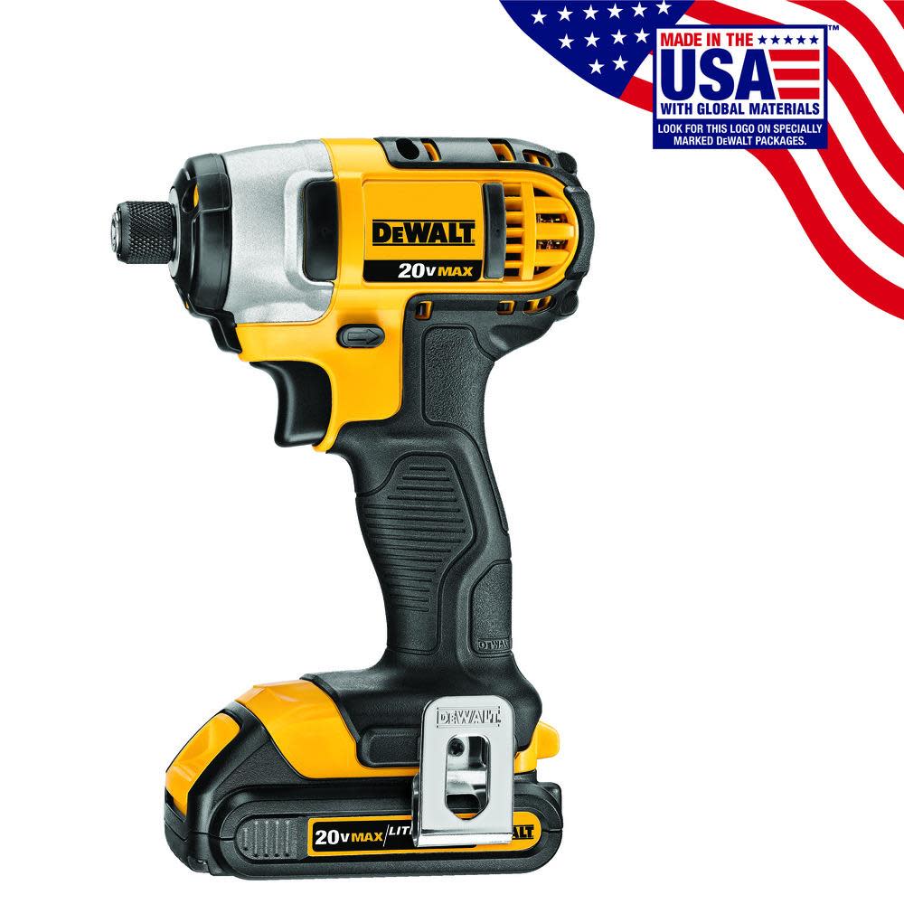 DEWALT DCF885C2 20V MAX* Lithium Ion 1/4