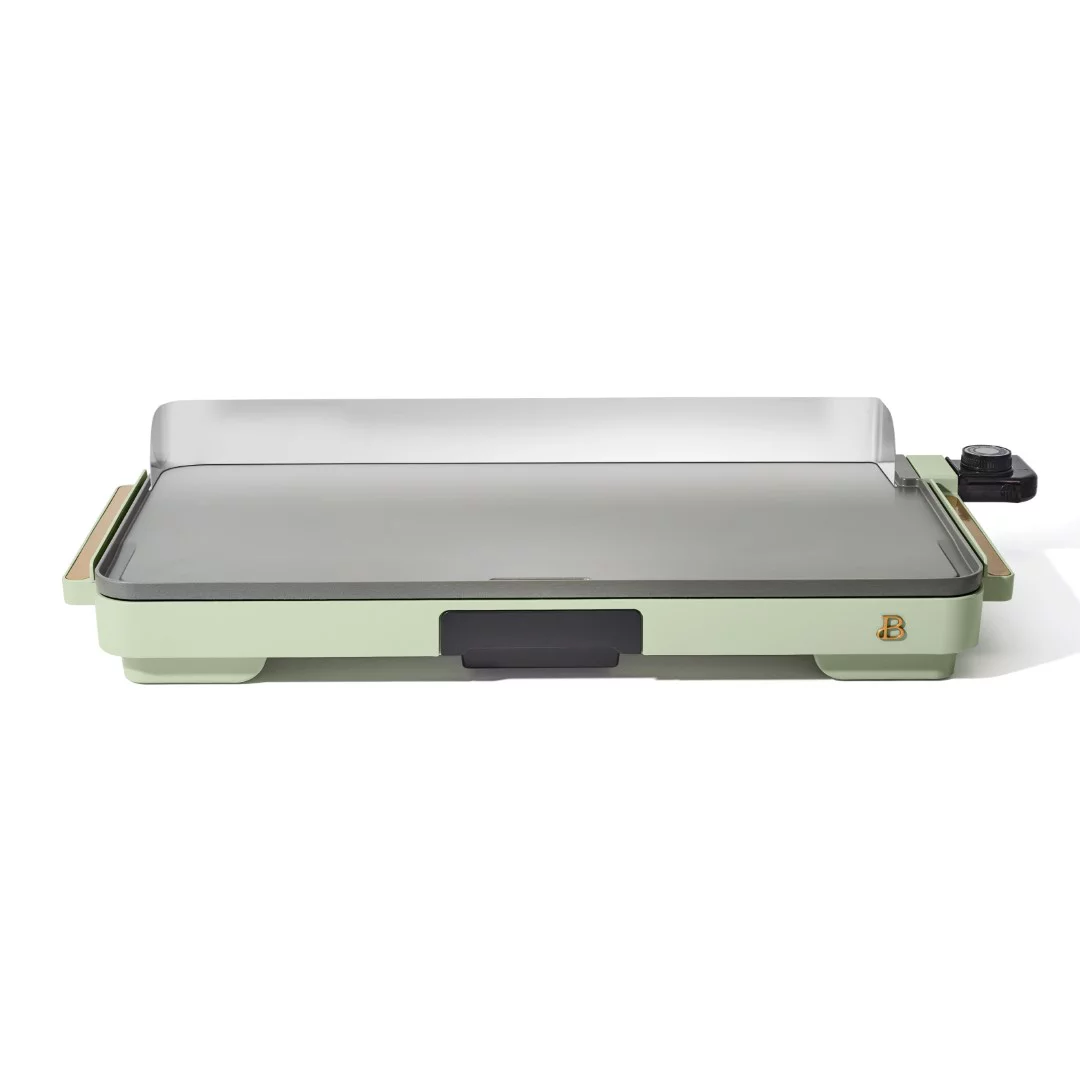 Beautiful Extra Large Griddle， Sage Green by Drew Barrymore 12 x 22