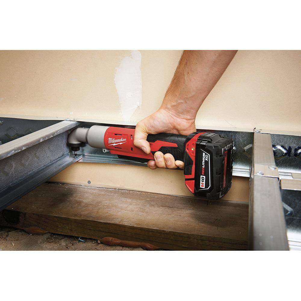 MW M18 18V Lithium-Ion Cordless 14 in. Hex 2-Speed Right Angle Impact Driver (Tool-Only) 2667-20