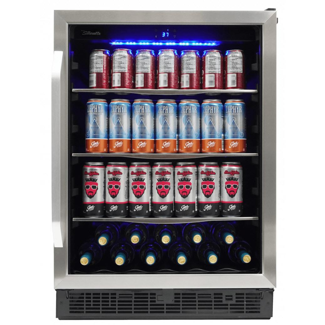 Silhouette Riccotta Freestanding Combination Beverage Center SBC057D1BSS