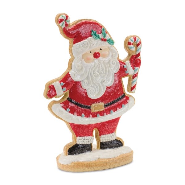 Gingerbread Santa Christmas Tabletop Decoration