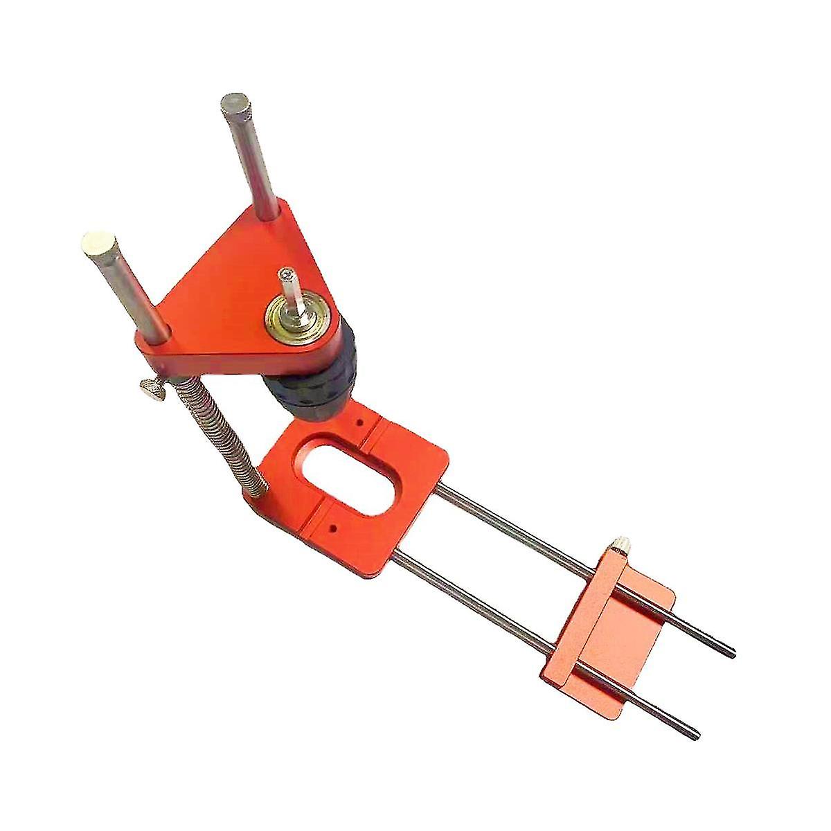 Auto- Drill Template Guide Tool Woodworking Drill Locator Aluminum Hole Drill Guide Dowel Jig