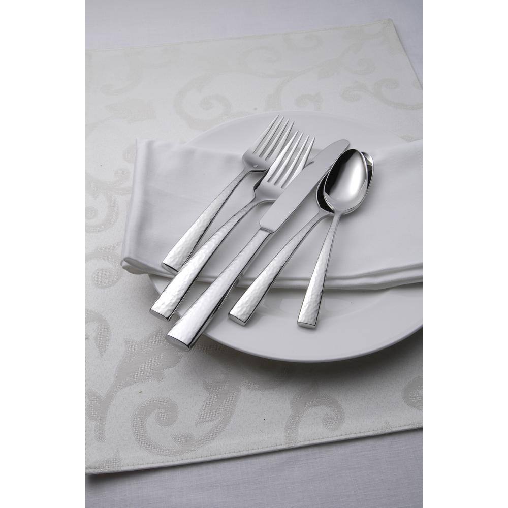 Oneida Chef's Table Hammered 180 Stainless Steel Dinner Forks (Set of 12) B327FDNF