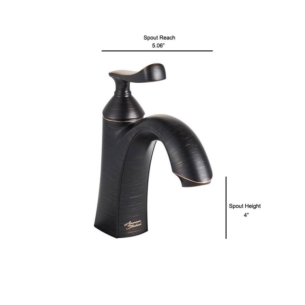 American Standard Chatfield Single Hole Single-Handle Bathroom Faucet in Legacy Bronze 7413101.278