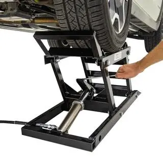 Black Widow 3000 lbs. Per Pair Capacity Hydraulic Underbody Access Car Lift with Ramp CARLIFT-3000