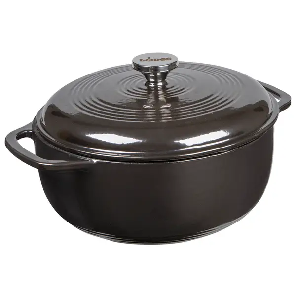 Lodge 6 Quart Enameled Cast Iron Dutch Oven