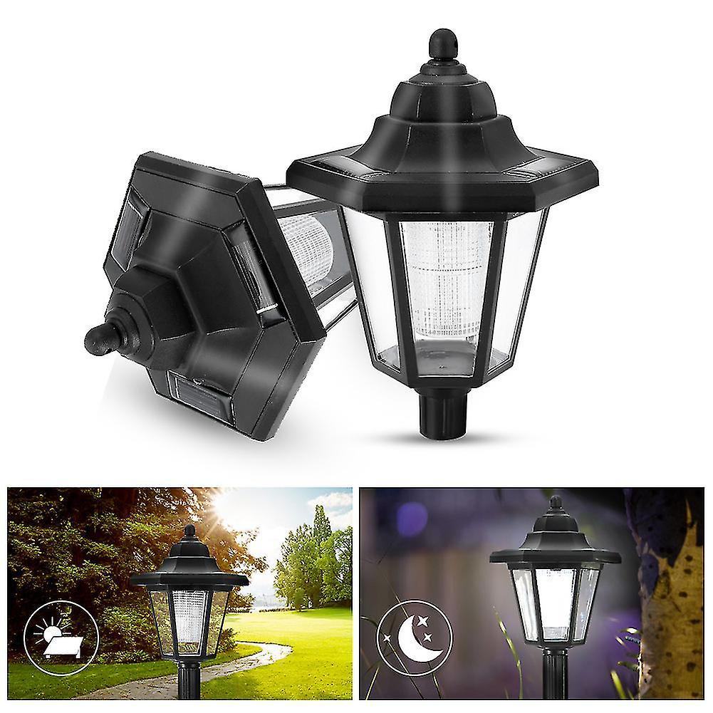 Led Solar Hexagonal Palace Light Courtyard Garden Lawn Inserting Ground Lamp