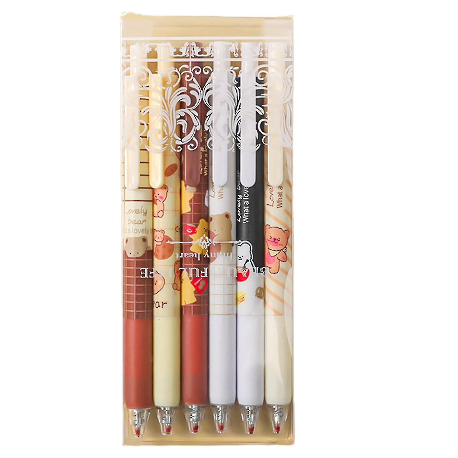 Cartoon Gel Ink Pens Set Cute Writing Pens Pens Stationery Office School Supplies For Student