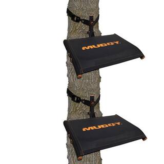 Muddy Ultra Tree Seat Hang On Climbing Treestand with Ratchet Straps (2-Pack) 2 x MUD-MTS500