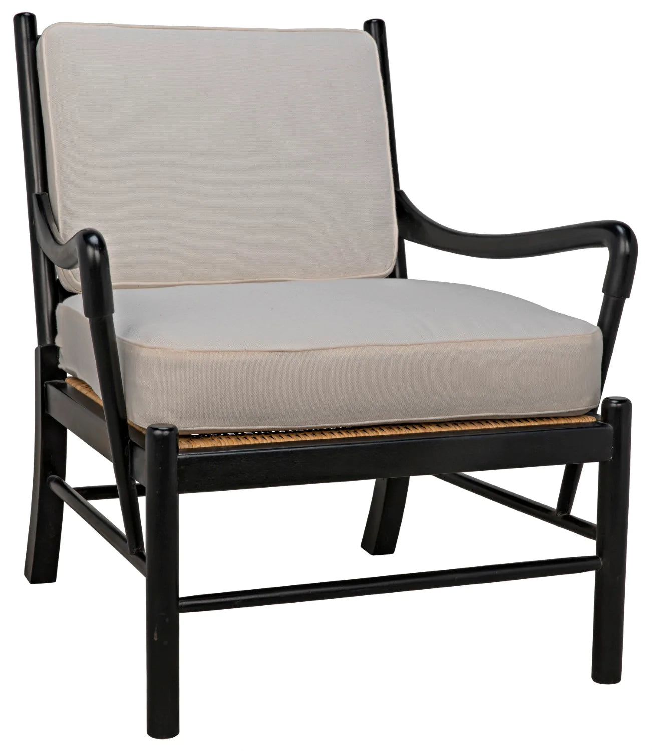 Kevin Chair with Rattan