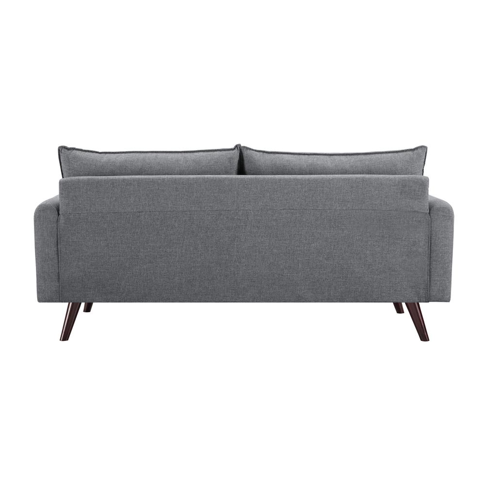 Lifestyle Solutions Calden Sofa with Hairpin Legs, Gray Fabric