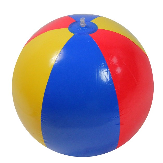 Inflatable Classic Swimming Pool Beach Ball Toy Vibrantly Colored