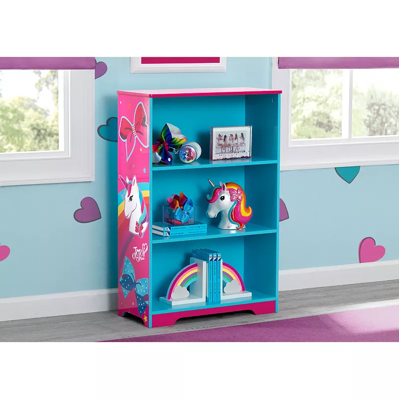 Nickelodeon JoJo Siwa Deluxe 3-Shelf Bookcase by Delta Children