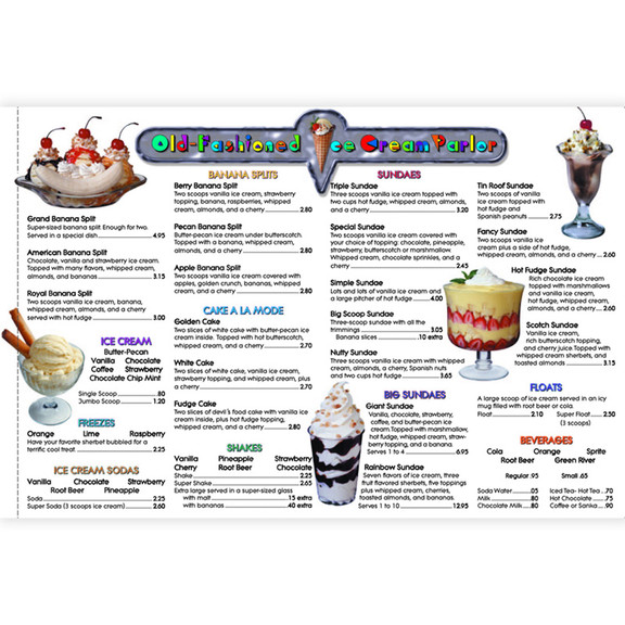 Remedia Publications REM101D Menu Math Ice Cream P...