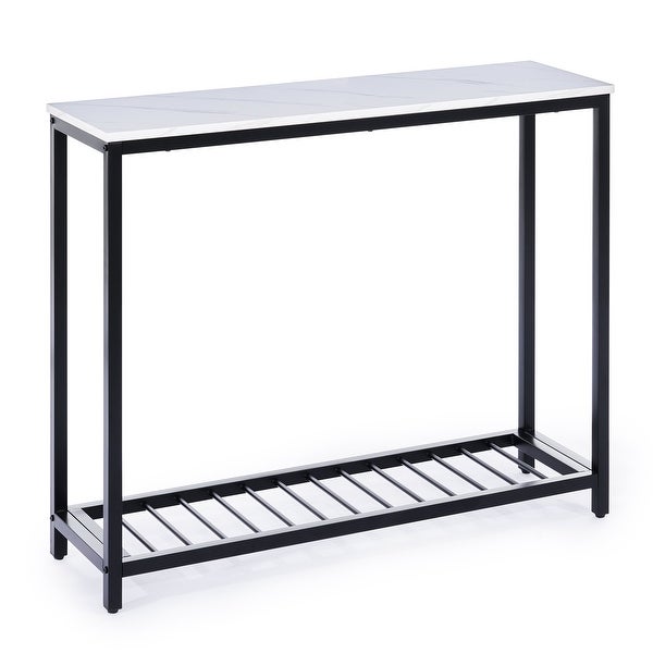 CO-Z Modern Entryway Console Table w Open Lower Shelf