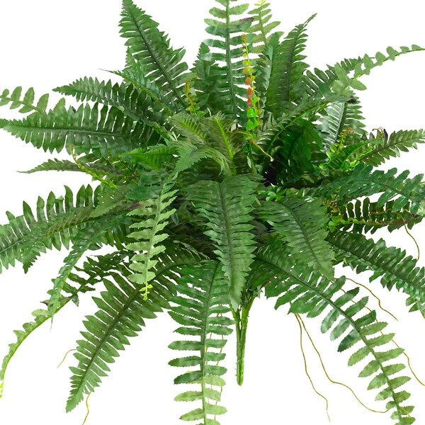 Nearly Natural Silk 40inch Boston Fern (Set of 2)