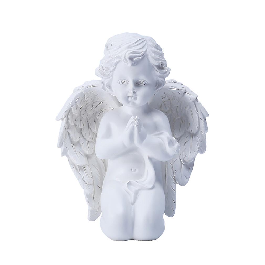 Religious Prayer Angel Figurine Sculpture Statue For Home Desktop Decoration Handicraft Bookshelf Ornaments