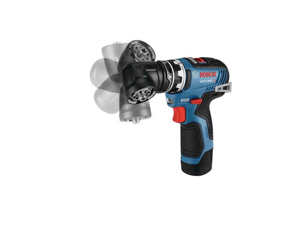 Bosch 12V Max EC Flexiclick 5 In 1 Drill/Driver System Kit Factory Reconditioned GSR12V-300FCB22-RT from Bosch