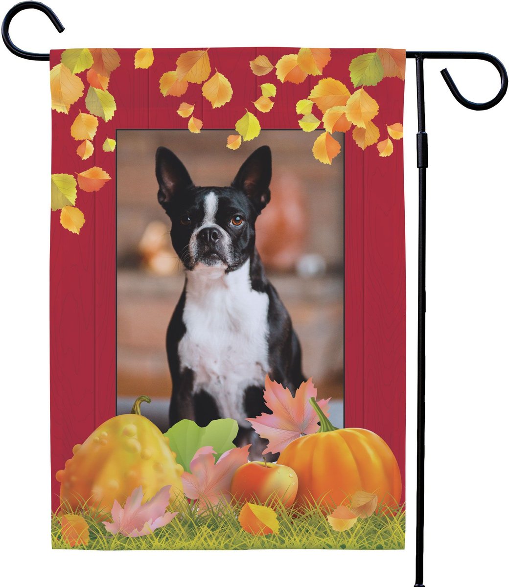 Frisco Personalized Double Sided Printed Fall Garden Flag