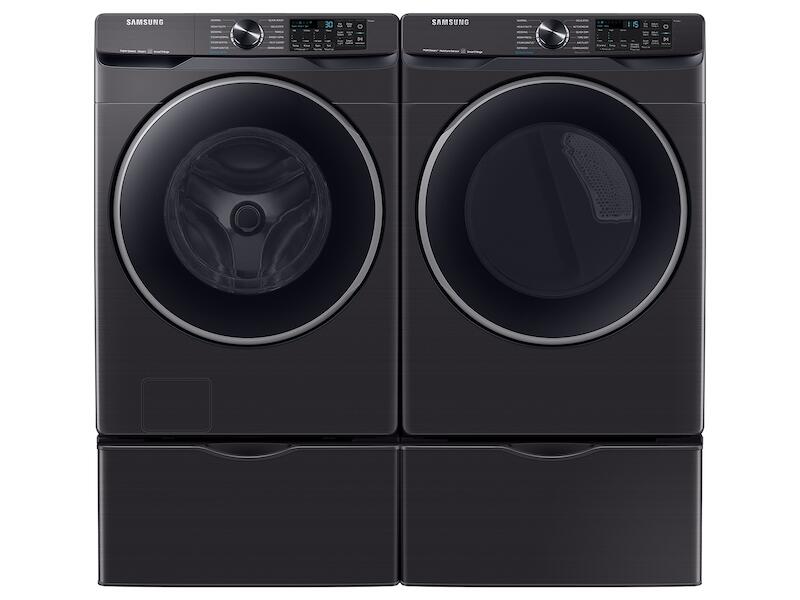 Samsung WF50A8500AV 5.0 Cu. Ft. Extra-Large Capacity Smart Front Load Washer With Super Speed Wash In Brushed Black