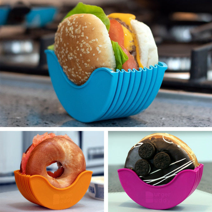 Silicone Burger Sandwiches Holder