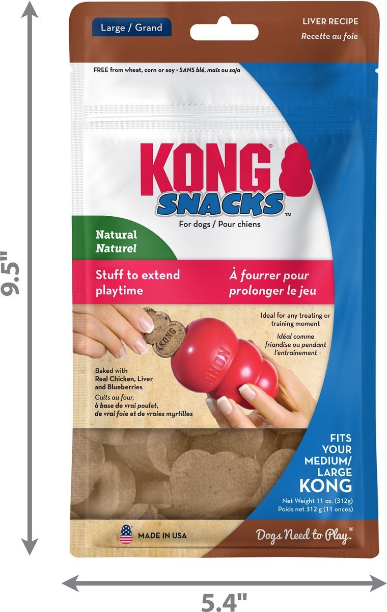 KONG Stuff'N Liver Snacks Crunchy Dog Treats