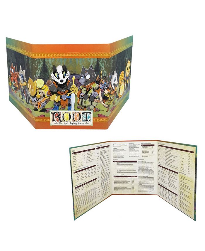 Magpie Games Root The Rpg Gm Accessory Pack a Trifold Gm Screen 2 Notepads， Game Master Supplement For Root The Role Playing Game， Featuring Tools， Table And Game Running information