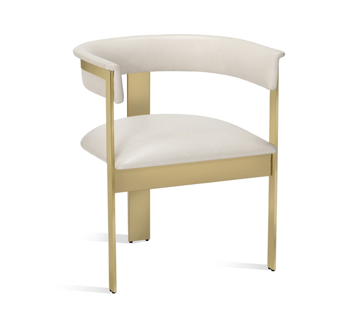 Darcy Dining Chair - Cream Leather