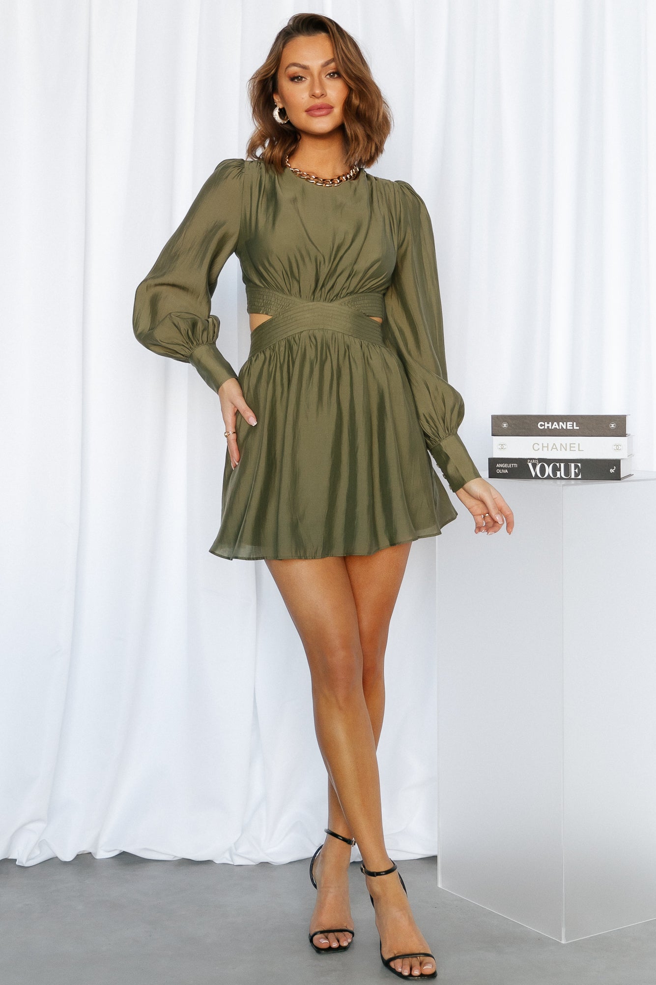 Claudia Dress Olive