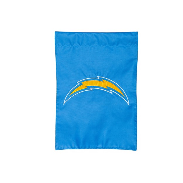 Evergreen Los Angeles Chargers Garden Applique Flag 12 5 X 18 Inches Outdoor Sports Decor For Homes And Gardens