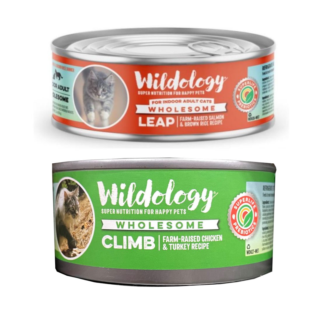 Wildology LEAP and CLIMB Variety Pack Indoor Wet Cat Food