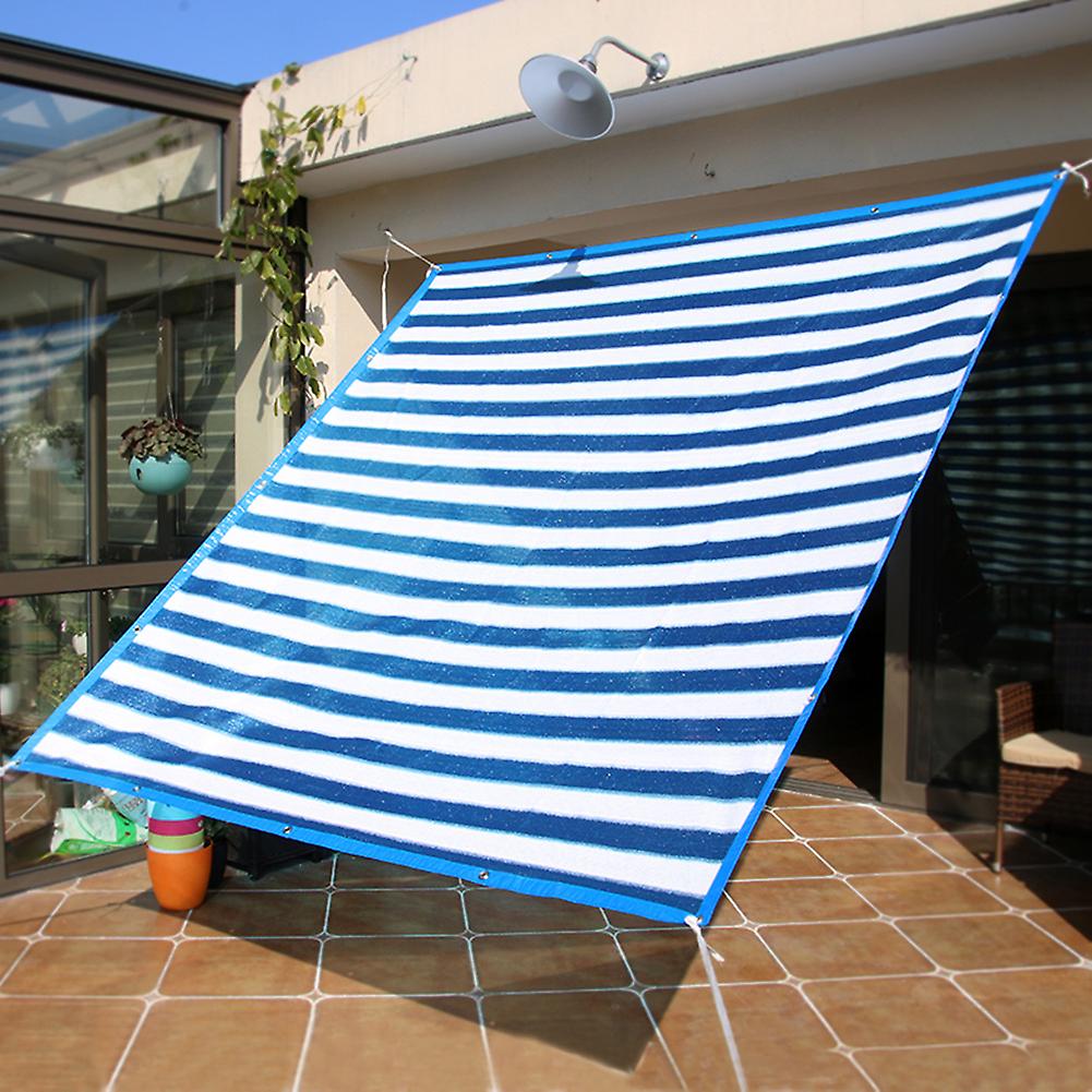 Thicken Covered Edge Shade Cloth Sunshade Cover Balcony Yard Sunlight Protection (2 * 4m)