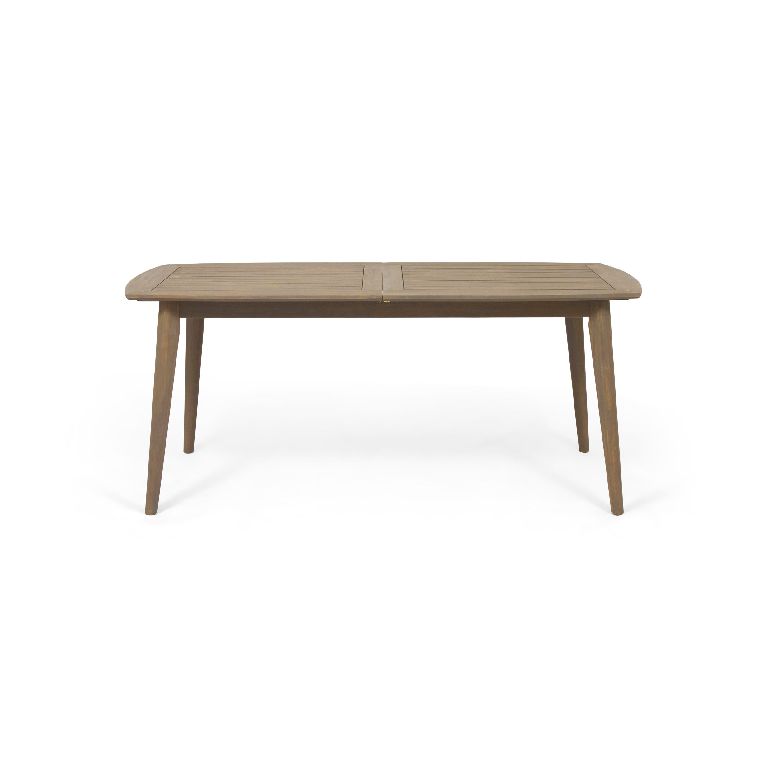 Stanford Outdoor Acacia Wood Expandable Dining Table