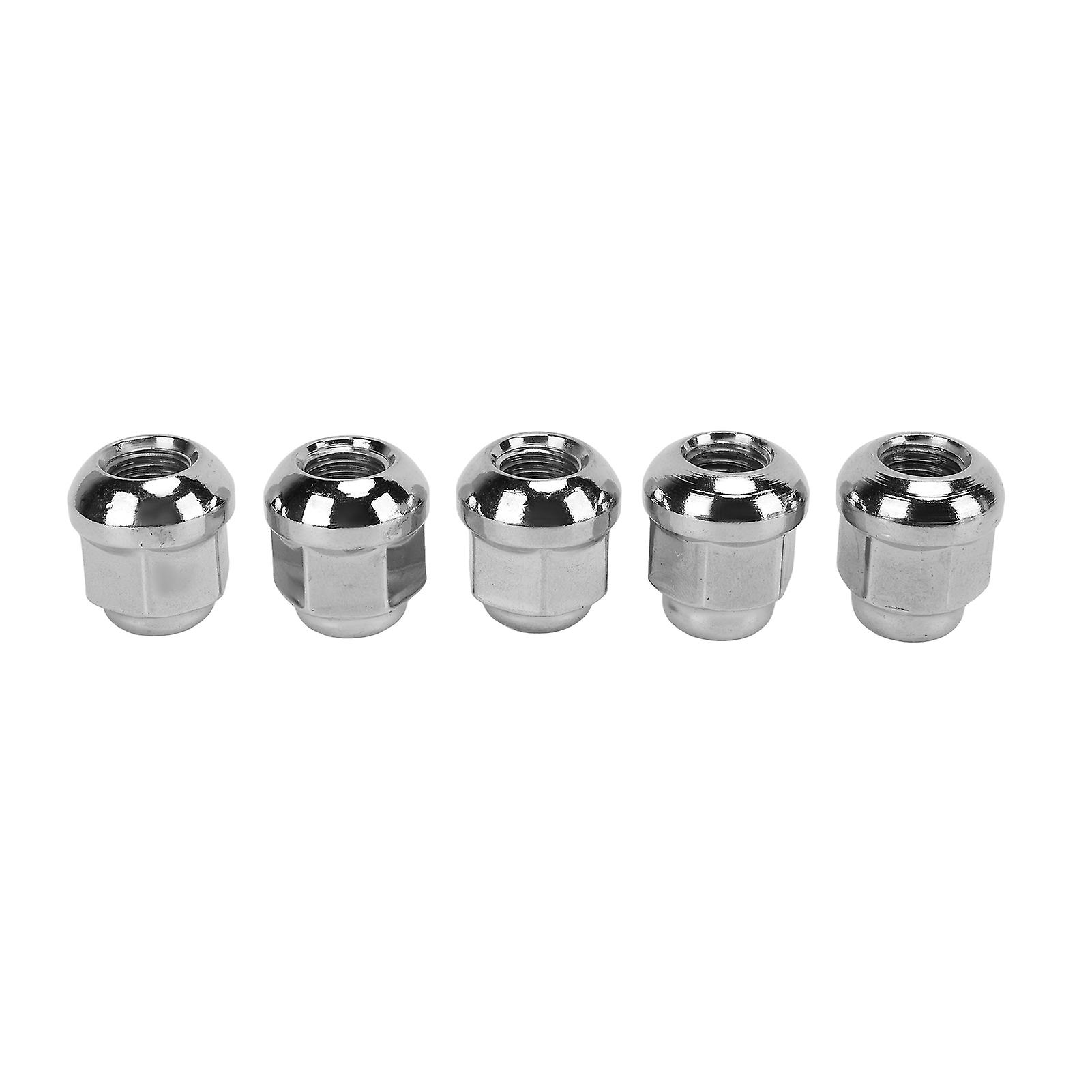 5pcs Car Wheel Lug Nuts 90304sa5013 12mmx1.5 Steel Short Replacement For Acura Cl El Ilx Integra