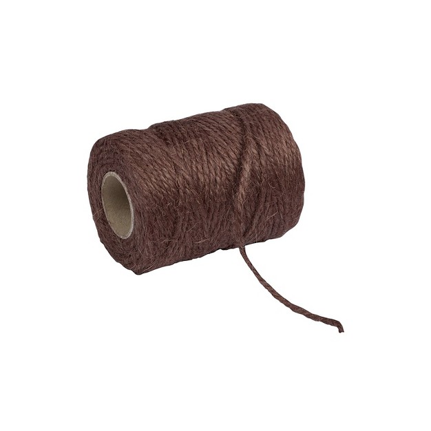 Jam Paper Kraft Twine 1 8 Inch X 54 Yards Chocolate Brown Sold Individually 67821708