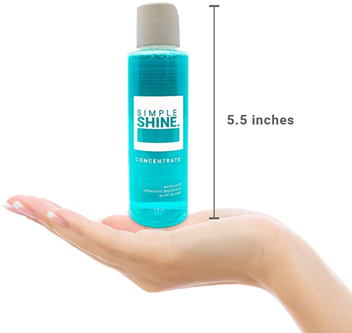 Simple Shine Gentle Jewelry Cleaner Concentrate Liquid for Ultrasonic Cleaners Non-Toxic