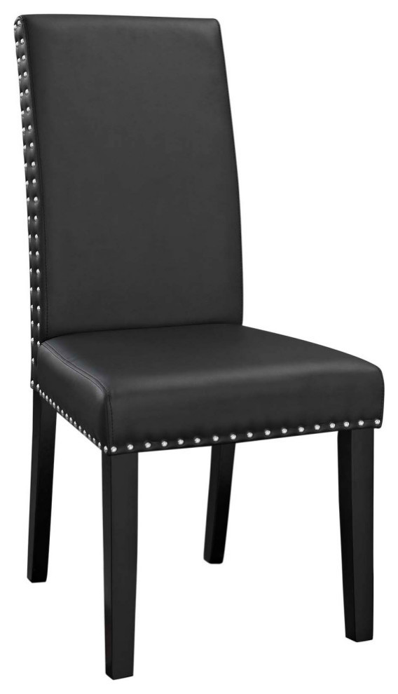 Modway Furniture Parcel Dining Side Chair Vinyl Set of 4   Transitional   Dining Chairs   by Beyond Design  ampMore  Houzz