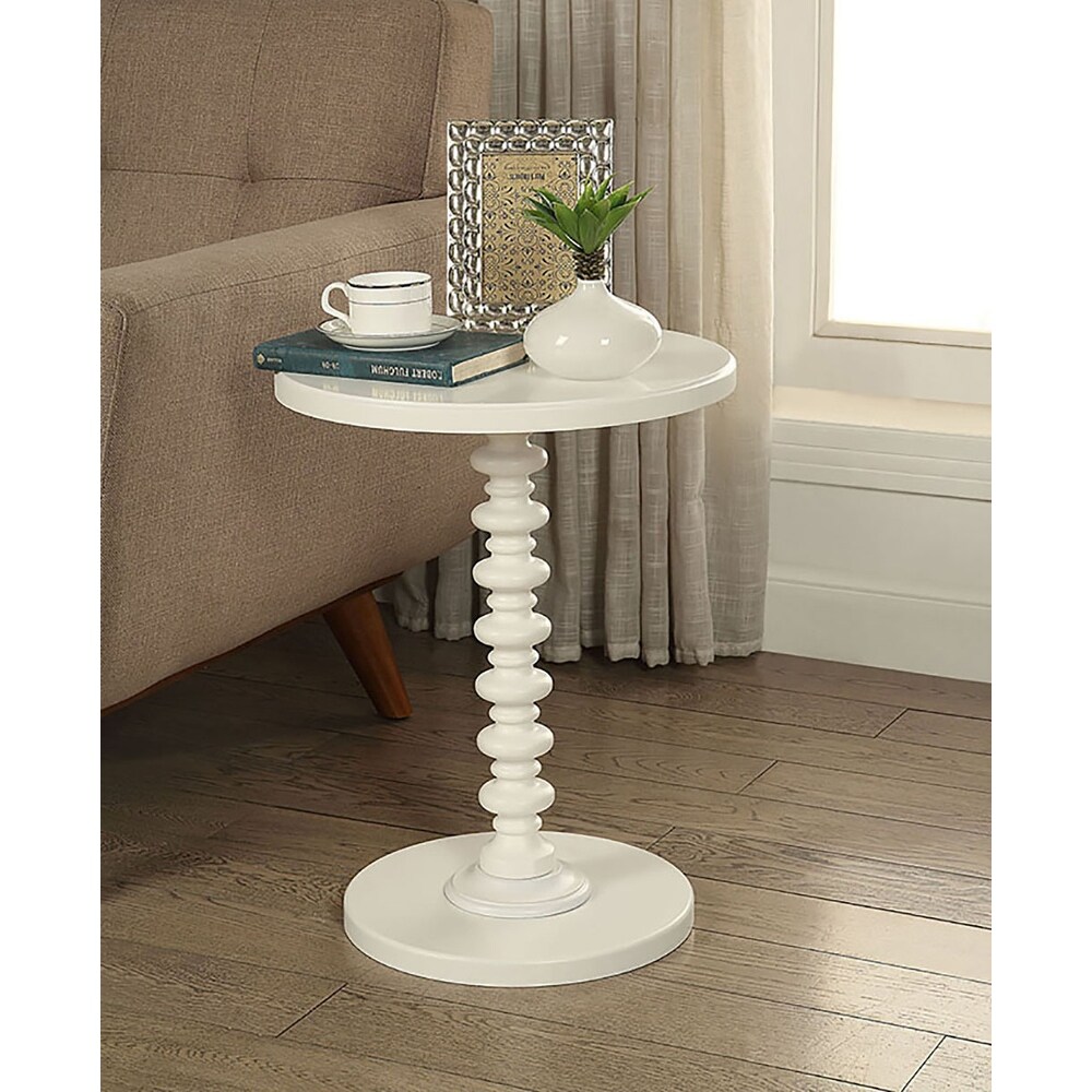 Salisa Round Wooden Side Table