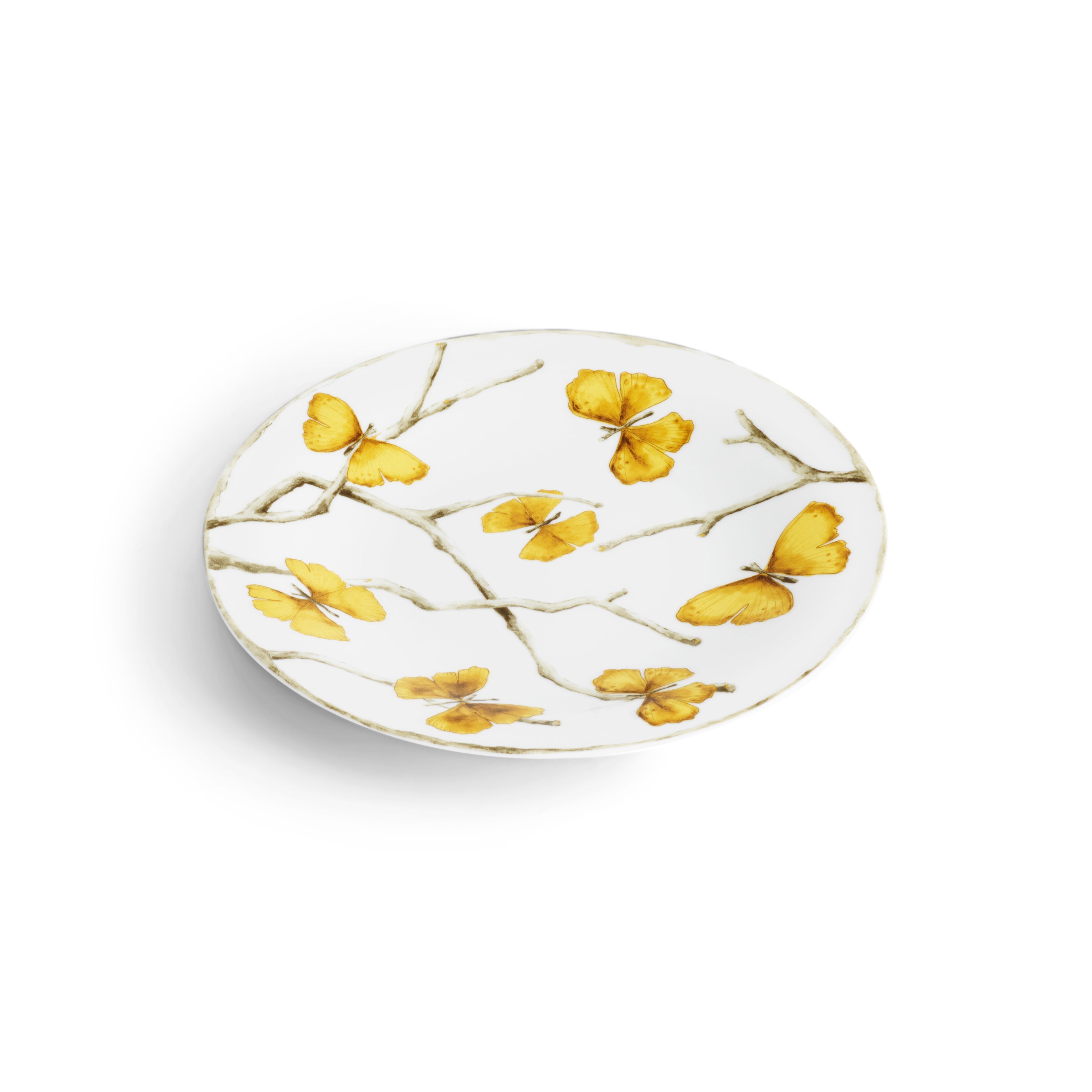 Butterfly Ginkgo Gold Dinnerware