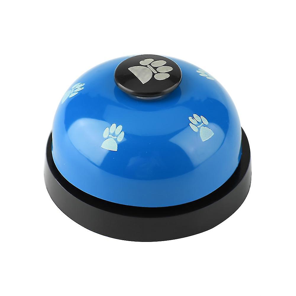 Iron Sturdy Durable Cute Cartoon Pet Bell for Dog Cat Interactive Toy(Blue)