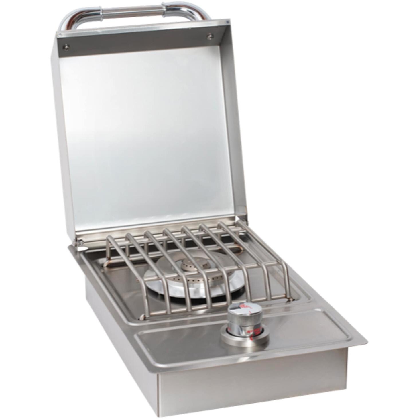 Bull Drop-In Natural Gas Single Side Burner W/ Stainless Steel Lid