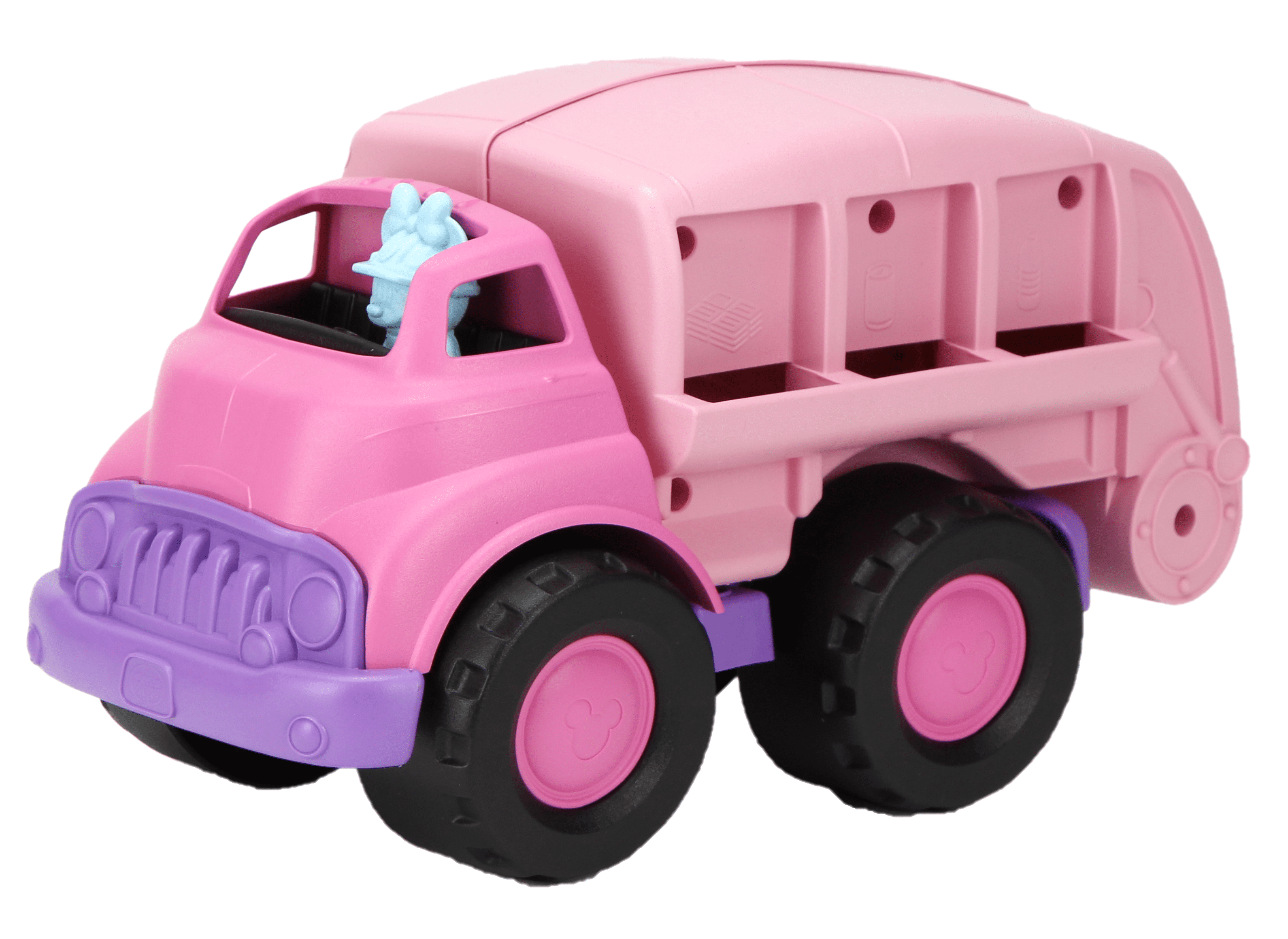 Green Toys Disney Minnie Mouse Pink Recycling Play Vehicle Truck， 100% Recycled Plastic