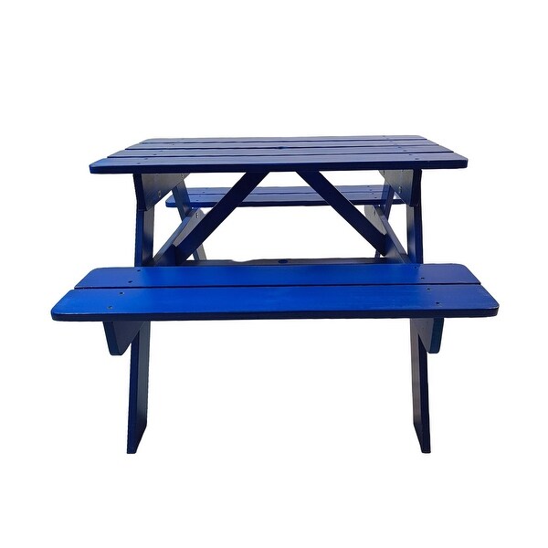 Children's Dining Tables MultiFunction Wooden Portable Patio Dining Table，Indoor and outdoor universal