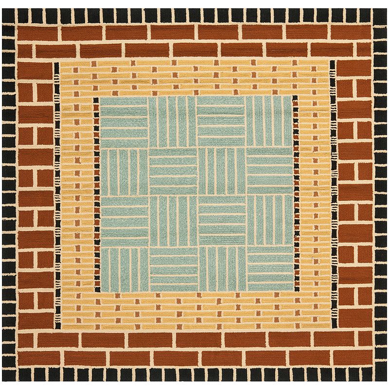 Safavieh Four Seasons Marianna Framed Geometric Indoor Outdoor Rug